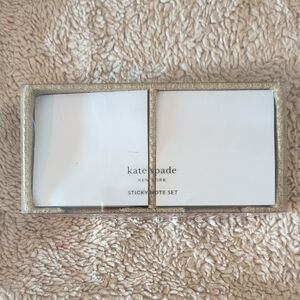 Kate Spade Gold Textured Note Holder